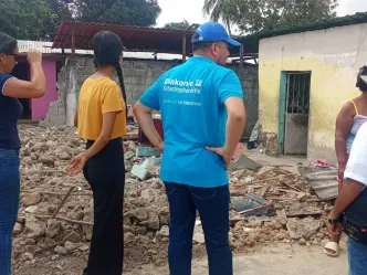 Ein Notfallteam der Diakonie Katastrophenhilfe war nach den Erdbeben vom 24. Juni vor Ort und erhob im betroffenen Bundesstaat Yaracuy die Schäden.