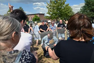 Aktion beim Treffen der Menschen mit Armutserfahrung 2026